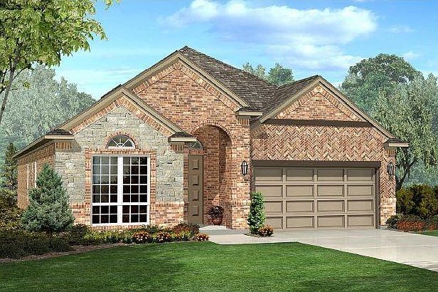 D.R. Horton's Ash Floorplan Elevation A. All photos shown here may not depict the specified home & features included are for illustration purposes only