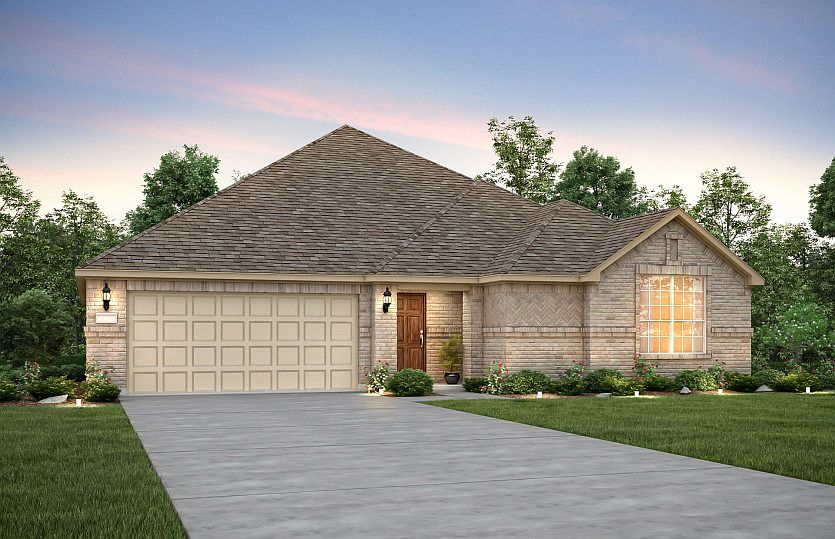 The Sunnyvale, a one-story plan shown with Exterior B