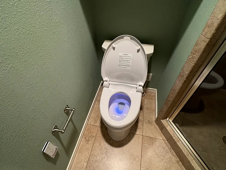 Bidet and Standing Shower