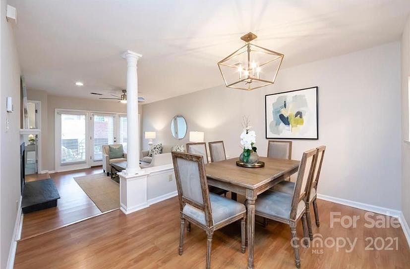 Open Living concept with Dining and Living Room