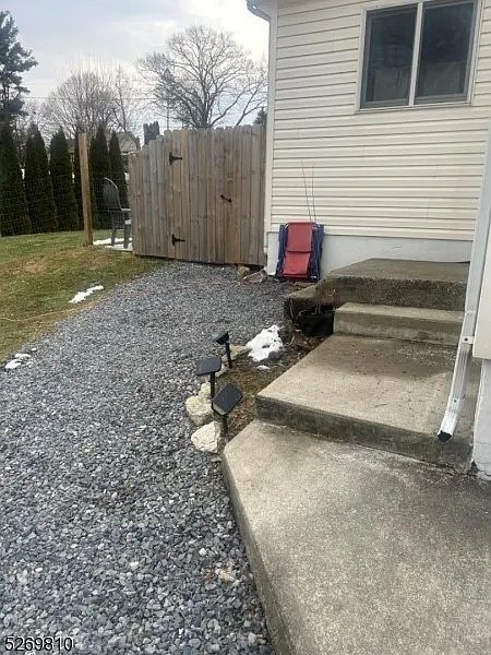 Back door entrance