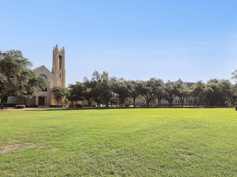 Down the street from Southwestern University