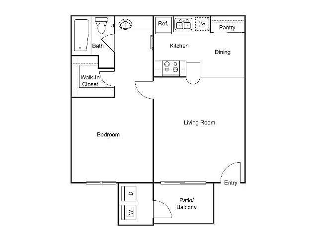 Floor plan A2 - Classic