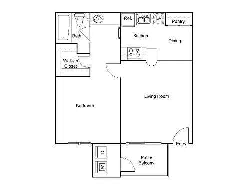 Floor plan A2 - Classic