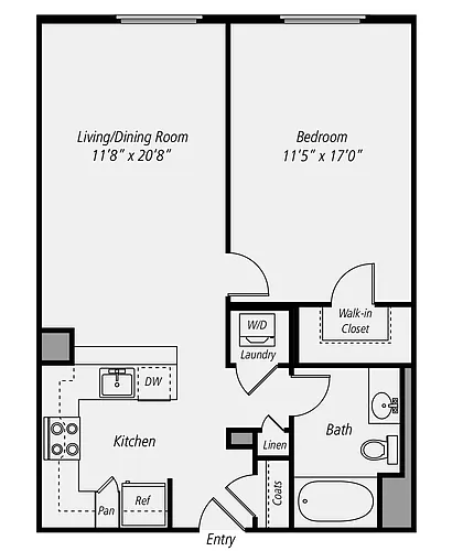 Floor plan A1-B00-408