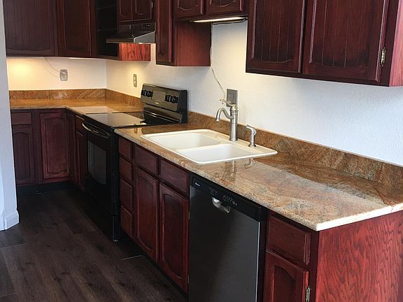 New granite countertops and sink