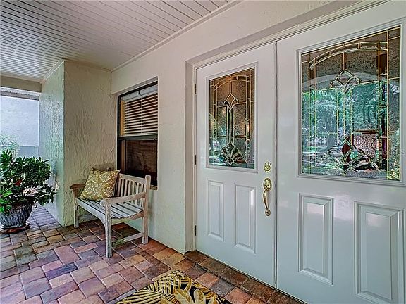 Welcoming front porch.