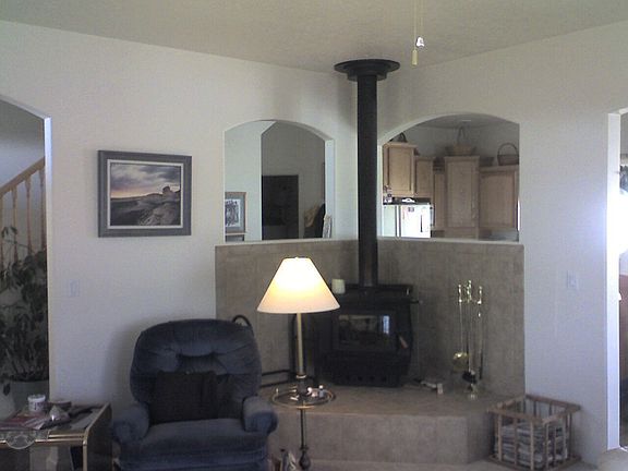 fireplace in house also