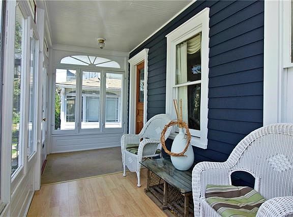 Enjoy summer nights on this wonderful porch.