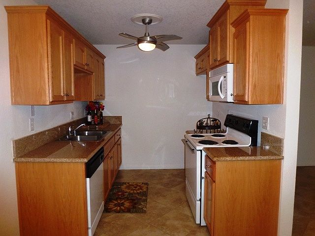 Custom Kitchen with Ceiling Fan