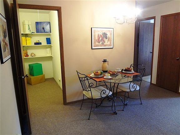 Dining area and drive-in closet!