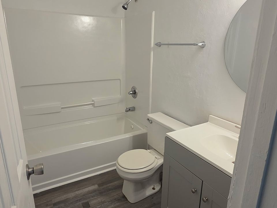 spacious bathroom with new vanity