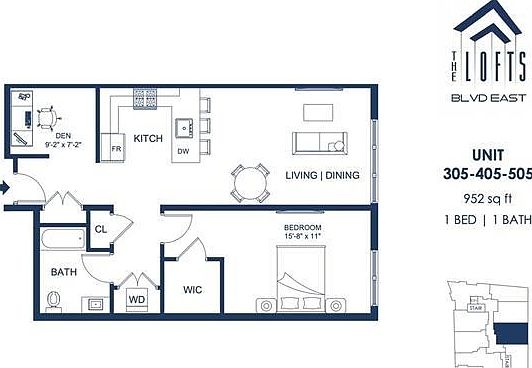 2nd image of 6025 Boulevard E #305