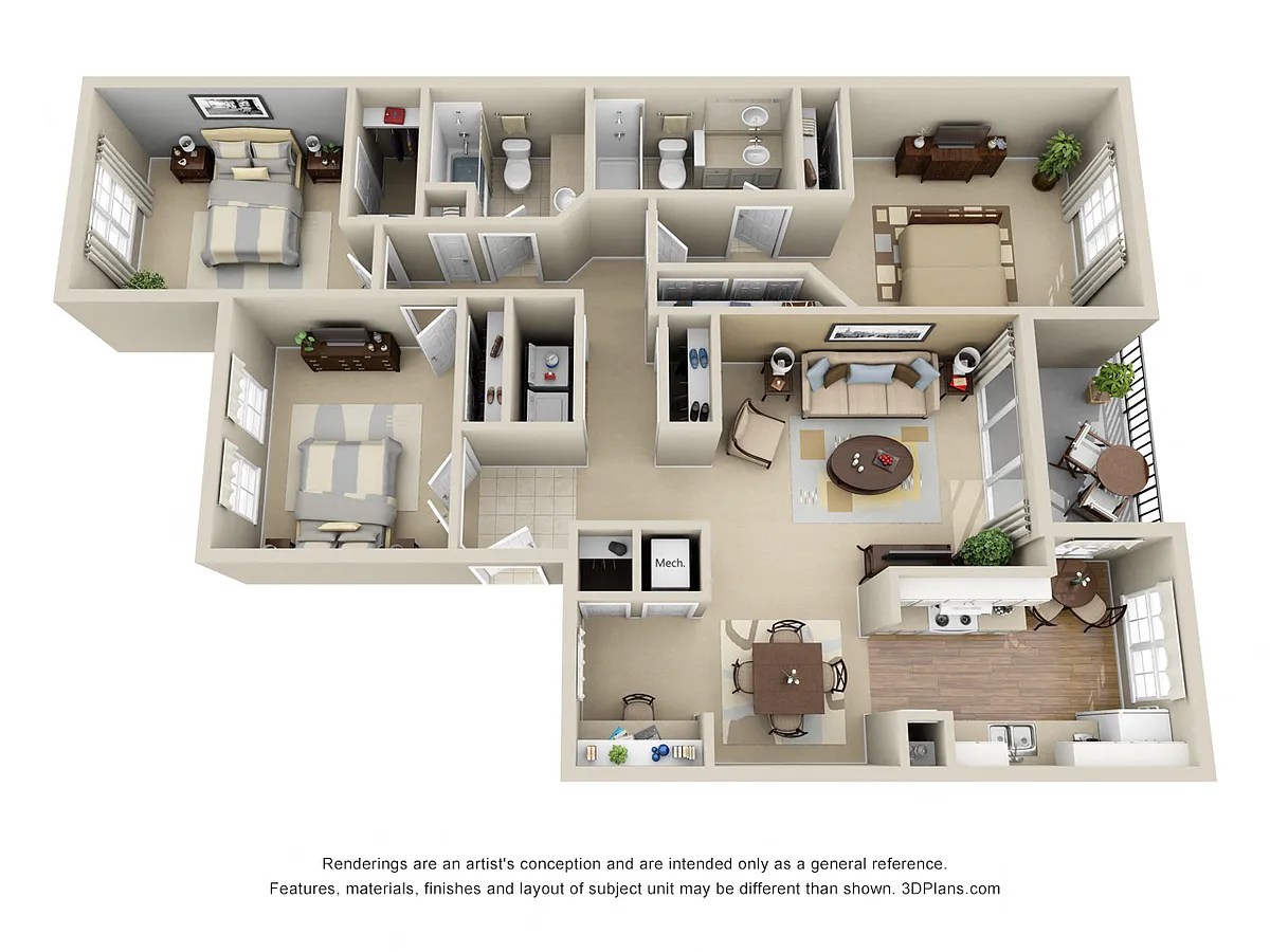 Floor plan Timber Crest