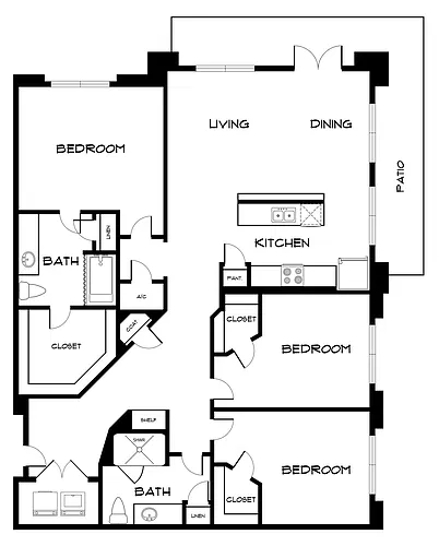 Floor plan C1