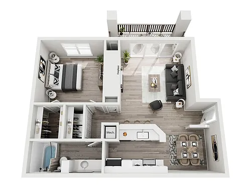 Floor plan Hickory