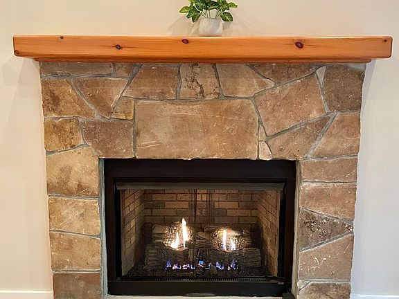 gas log fireplace