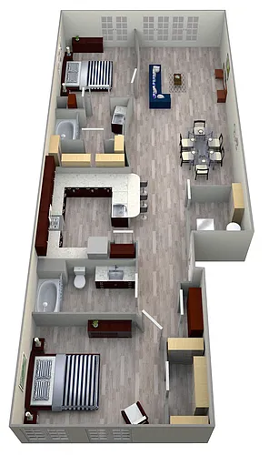 Floor plan 9B2 LOFTS