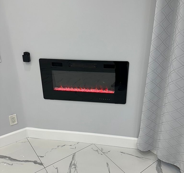 Electric Fireplace ( 8 Led Colors)