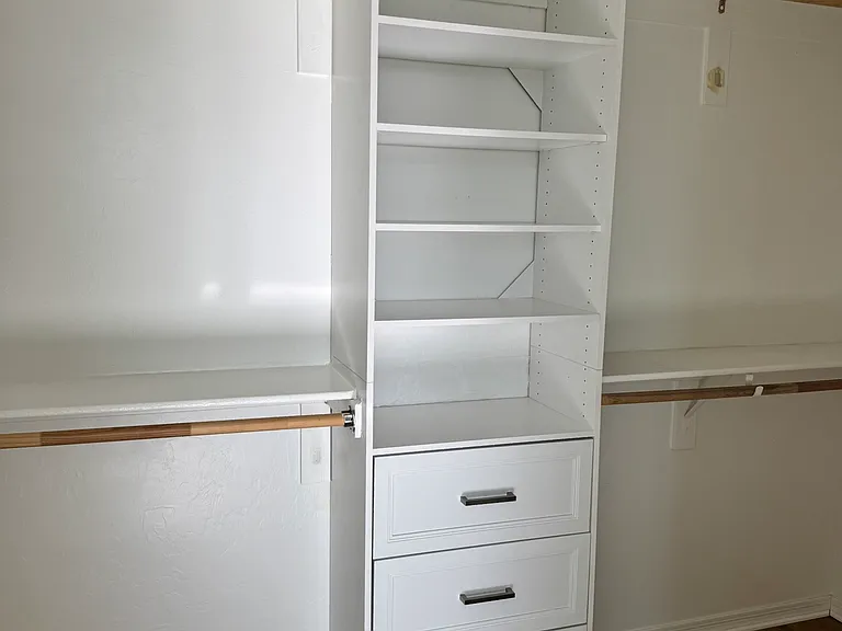 Primary walk in closet