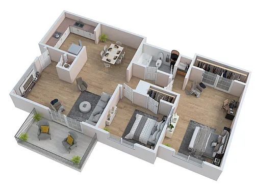 Floor plan Canterbury Renovated