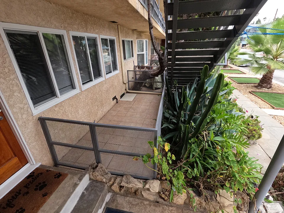 Large patio included