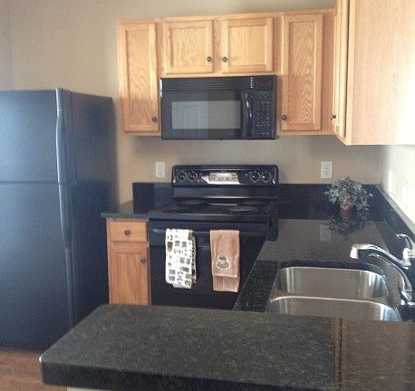 Kitchen with Granite Counter