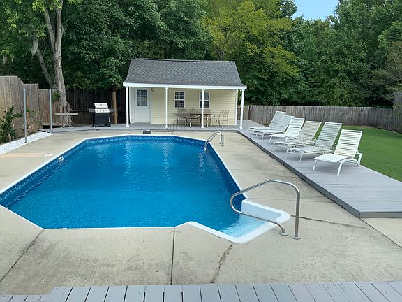 Sparkling private pool