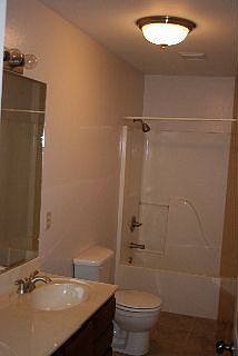 Bathroom w/ dual sinks