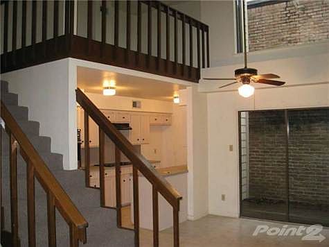 Stairs leading to the loft