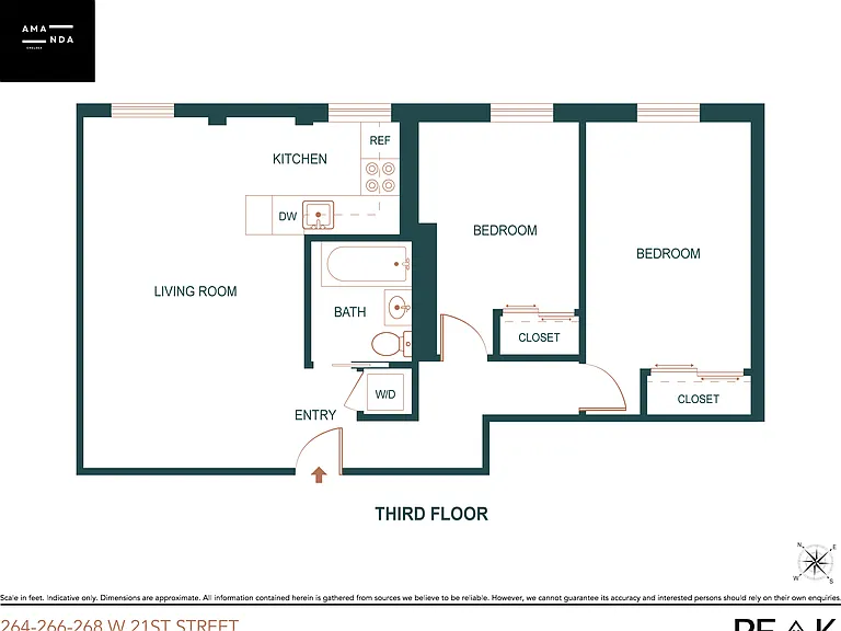 268 W 21st St #2E — Photo 2