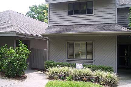 Front of the townhome