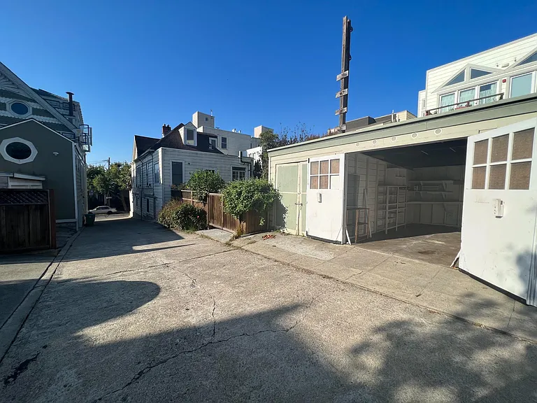 (Optional Parking) Entrance to garage from Blanche Alley in the back of the house.