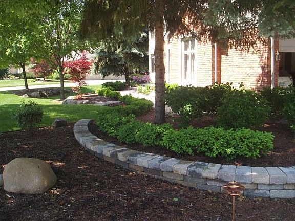 New Retaining Wall in Front