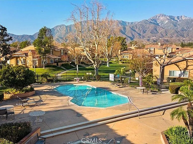 pool area can be seen from unit