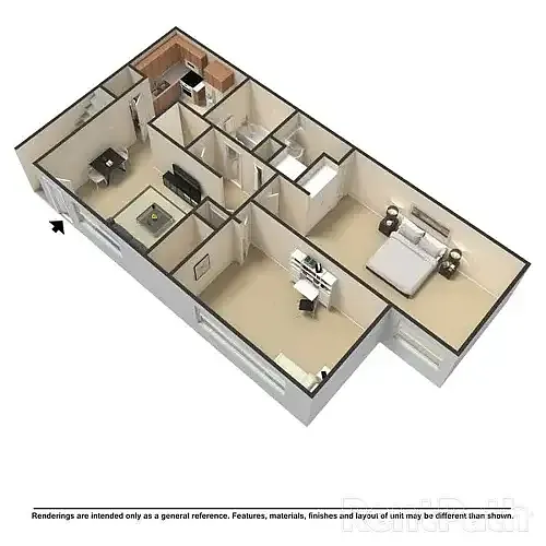 Floor plan 2x2R