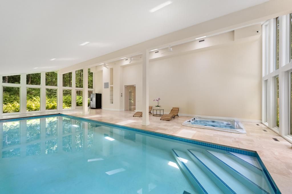  Indoor Gunite Pool in Sunroom 