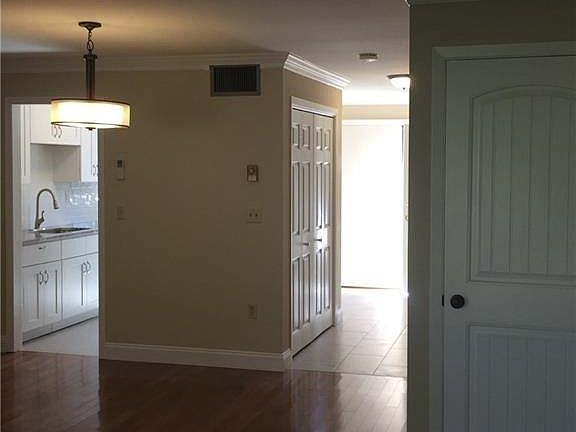 Living room looking towards front of unit