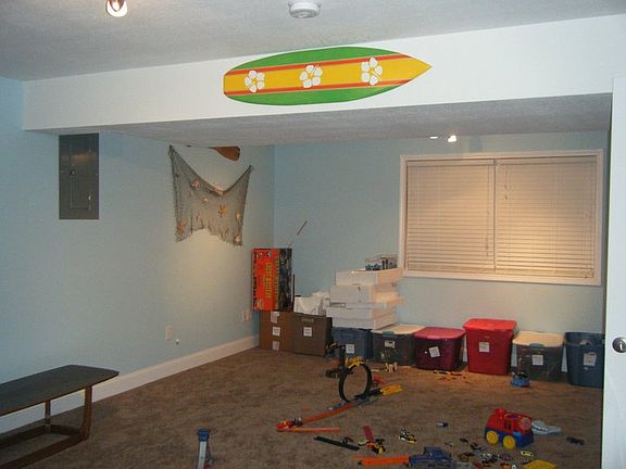 basement family room