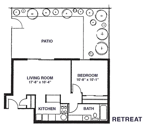 Floor plan Retreat