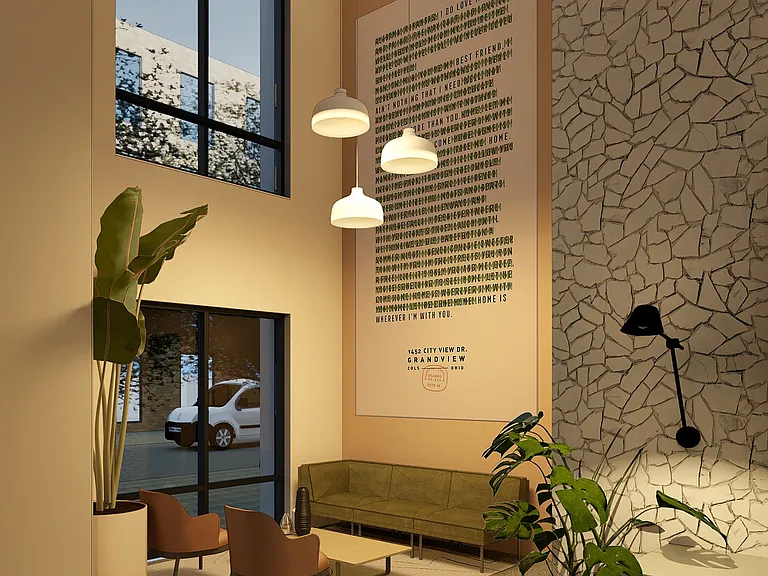 Community Lounge Rendering