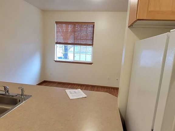 Living space from kitchen