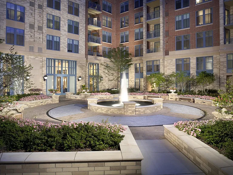 Fountain at Evening Time