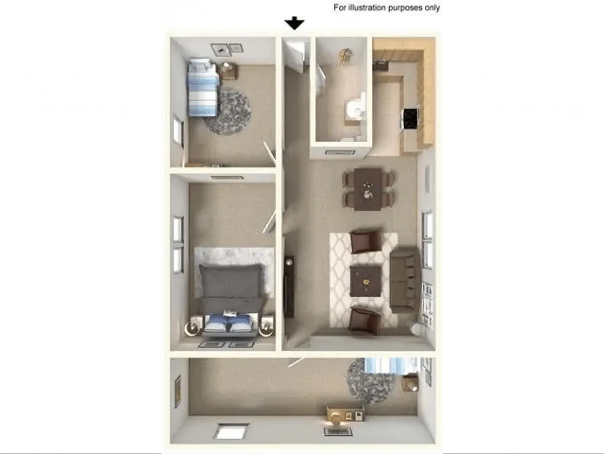 Floor plan Amherst
