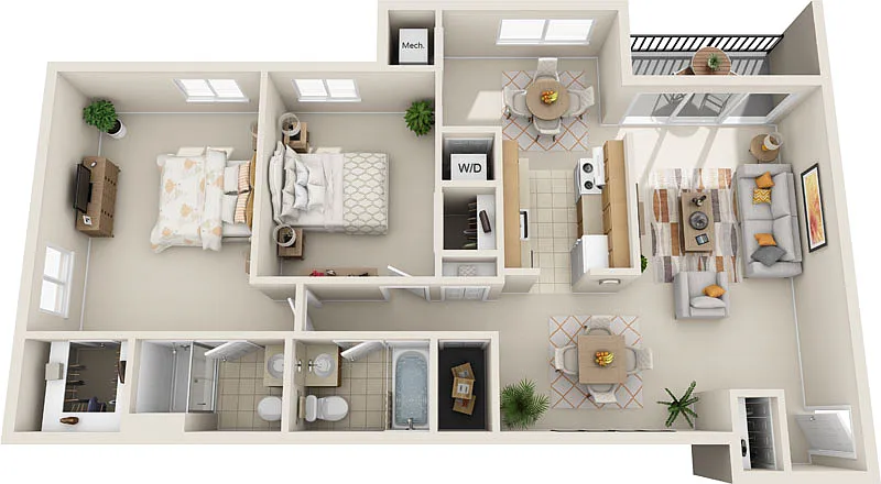 Floor plan Aldrich - Cinnamon Run