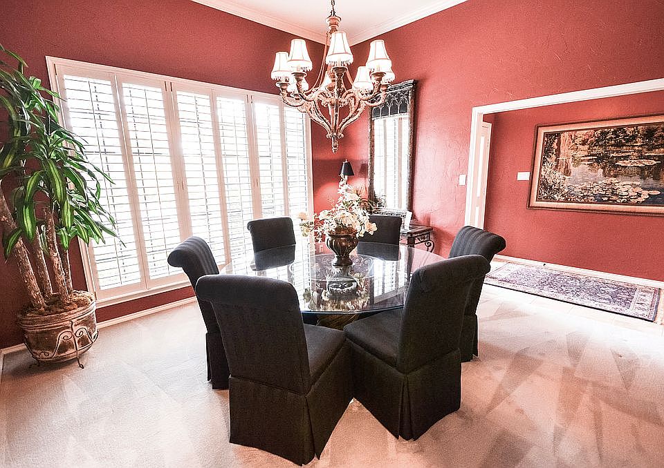 Dining Rm w/ custom shutters