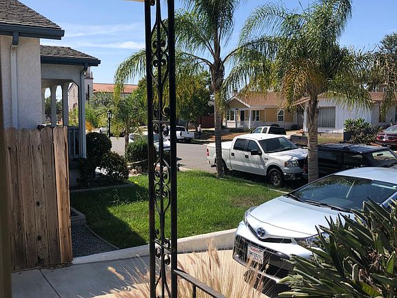 The side view from the balcony