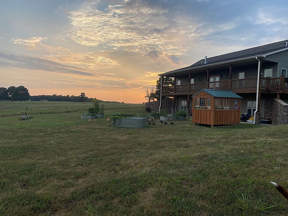 Backyard and back of house 