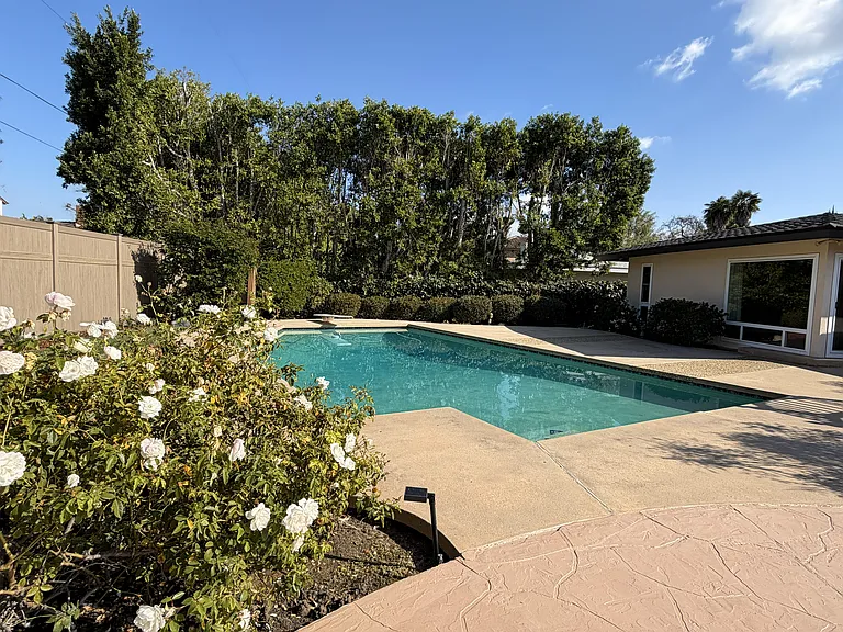 View of pool
