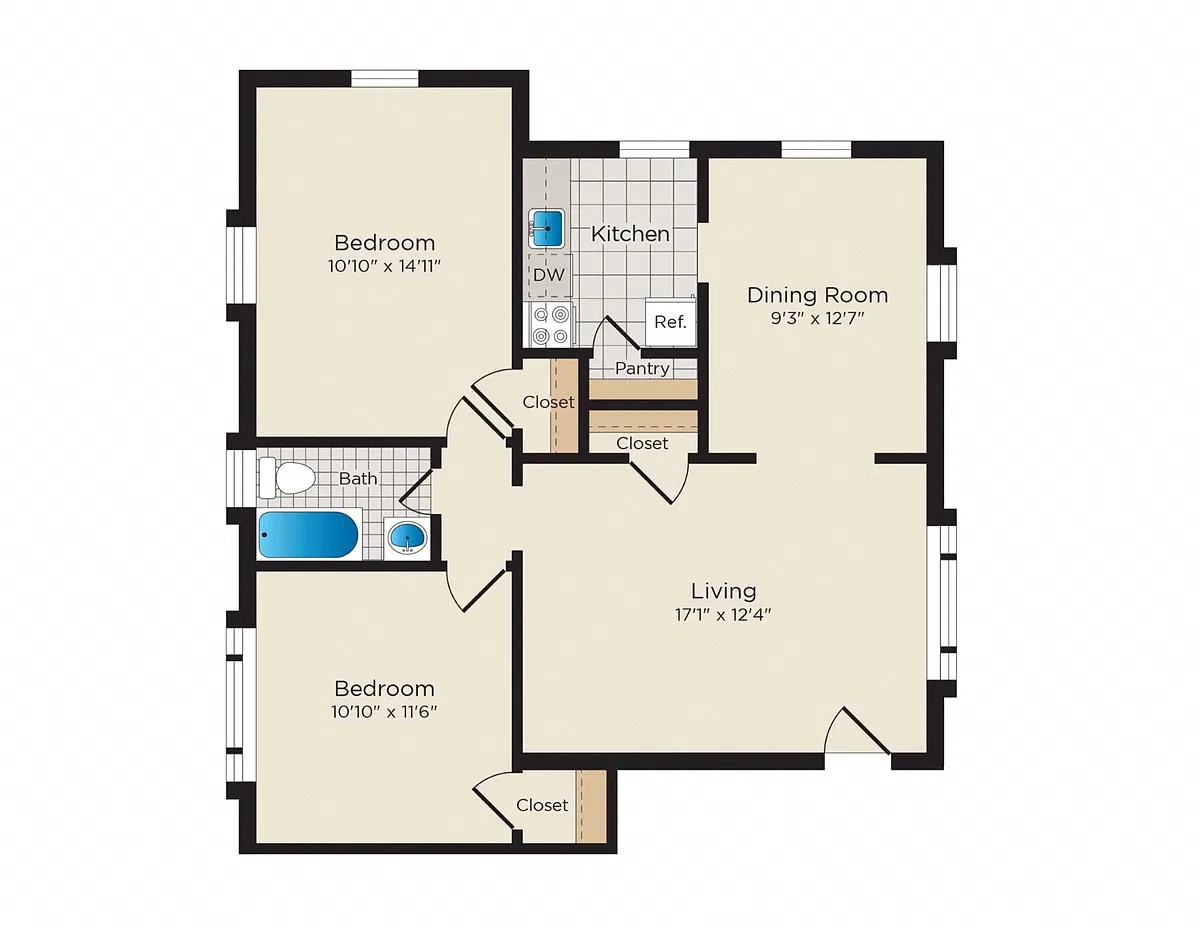Floor plan B03 North
